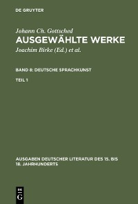 Cover Deutsche Sprachkunst. Erster Teil