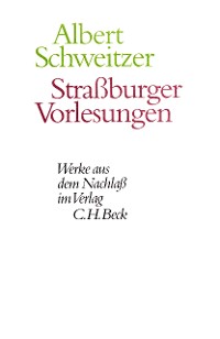 Cover Straßburger Vorlesungen