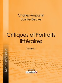 Cover Critiques et Portraits littéraires