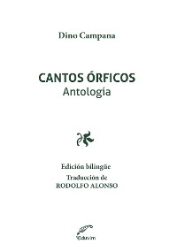 Cover Cantos órficos