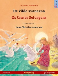 Cover De vilda svanarna – Os Cisnes Selvagens (svenska – portugisiska)