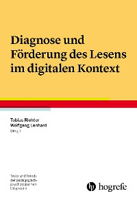 Cover Diagnose und Förderung des Lesens im digitalen Kontext