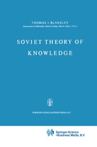 Cover Soviet Theory of Knowledge