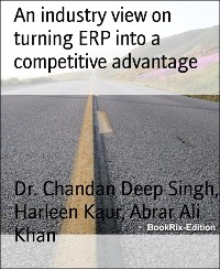 Cover An industry view on turning ERP into a competitive advantage