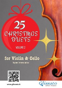 Cover Violin and Cello : 25 Christmas Duets volume 2