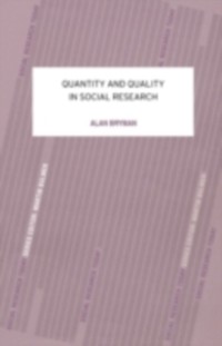 Cover Quantity and Quality in Social Research
