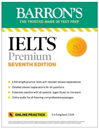 Cover IELTS Premium: 6 Practice Tests + Comprehensive Review + Online Audio, Seventh Edition