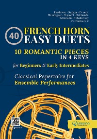 Cover 40 Easy French Horn Duets for Beginners and Early Intermediates