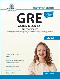 Cover GRE Words In Context : The Complete List