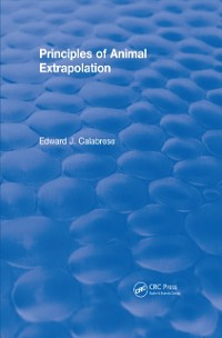 Cover Principles of Animal Extrapolation (1991)