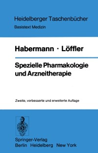 Cover Spezielle Pharmakologie und Arzneitherapie