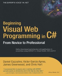 Cover Beginning Visual Web Programming in C#