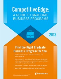 Cover CompetitiveEdge:A Guide to Business Programs 2013