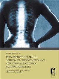 Cover Prevenzione del mal di schiena di origine meccanica con attività motoria e comportamentale