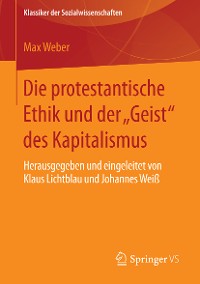 Cover Die protestantische Ethik und der "Geist" des Kapitalismus
