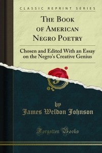 Cover Book of American Negro Poetry