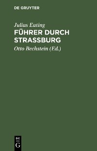 Cover Führer durch Strassburg