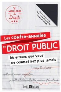 Cover Les contre-annales du droit public