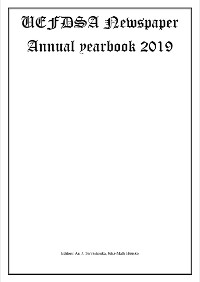 Cover UEFDSA Newspaper Annual yearbook 2019