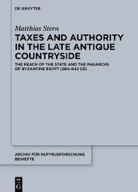 Cover Taxes and Authority in the Late Antique Countryside