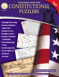 Cover Constitutional Puzzlers, Grades 4 - 8