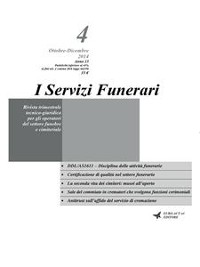 Cover I servizi funerari - N. 4-2014