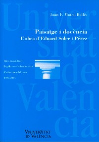 Cover Paisatge i docència. L'obra d'Eduard Soler i Pérez