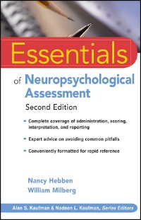 Cover Essentials of Neuropsychological Assessment