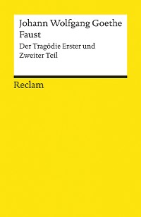 Cover Faust. Der Tragödie Erster und Zweiter Teil