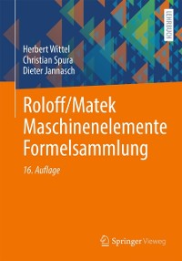 Cover Roloff/Matek Maschinenelemente Formelsammlung