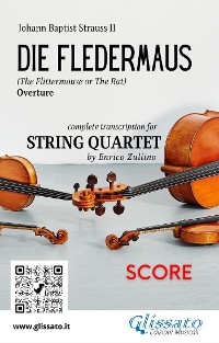 Cover Die Fledermaus (overture) string quartet score