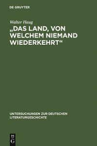 Cover "Das Land, von welchem niemand wiederkehrt"