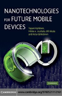 Cover Nanotechnologies for Future Mobile Devices