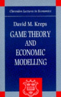 Cover Game Theory and Economic Modelling