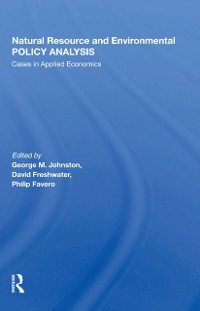 Cover Natural Resource And Environmental Policy Analysis