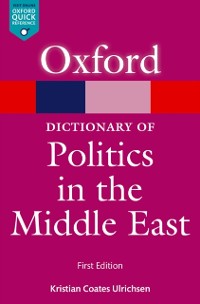 Cover Dictionary of Politics in the Middle East