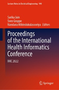Cover Proceedings of the International Health Informatics Conference