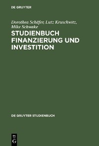 Cover Studienbuch Finanzierung und Investition