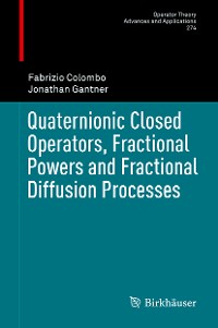 Cover Quaternionic Closed Operators, Fractional Powers and Fractional Diffusion Processes