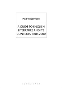 Cover Palgrave Guide to English Literature and Its Contexts