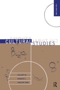 Cover Cultural Studies Vol 18 1 Jan 2