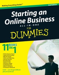 Cover Starting an Online Business All-in-One Desk Reference For Dummies