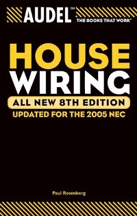 Cover Audel House Wiring, All New