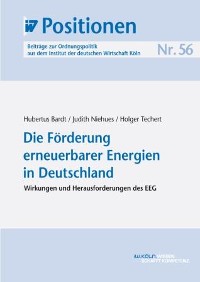 Cover Die Förderung erneuerbarer Energien in Deutschland