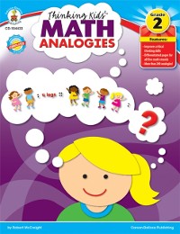 Cover Thinking Kids'(TM) Math Analogies, Grade 2
