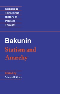 Cover Bakunin: Statism and Anarchy
