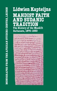 Cover Mahdish Faith and Sudanic Tradition