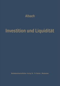 Cover Investition und Liquidität