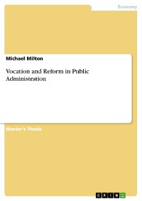 Cover Vocation and Reform in Public Administration