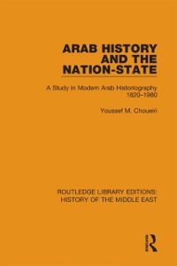 Cover Arab History and the Nation-State